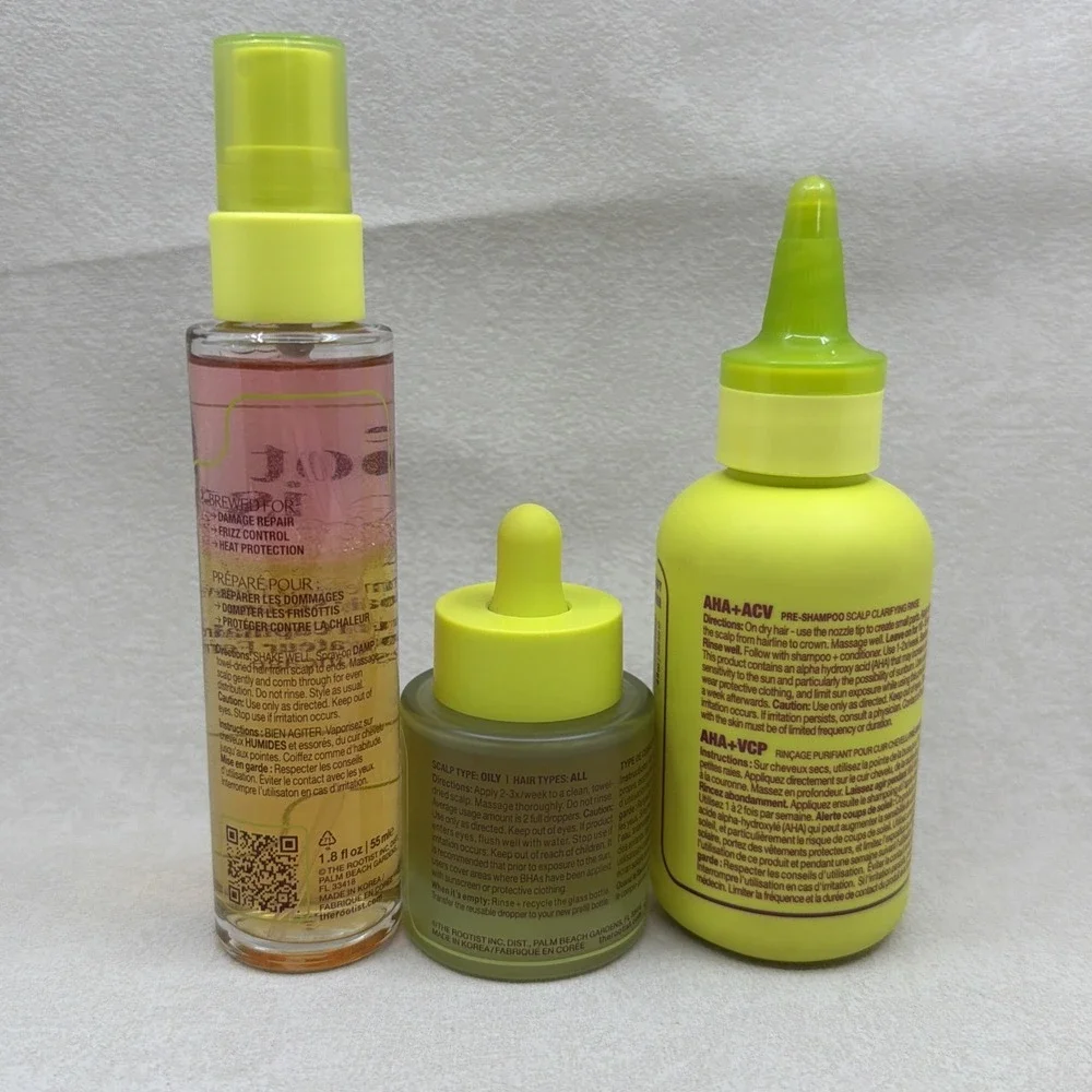 The Rootist Clarify Purifier Trio Balancing Serum Biobrow Leave In Scalp Rinse